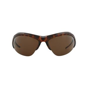 Balenciaga Shield-Frame Bio Injection Sunglasses Brown Unisex-Adult